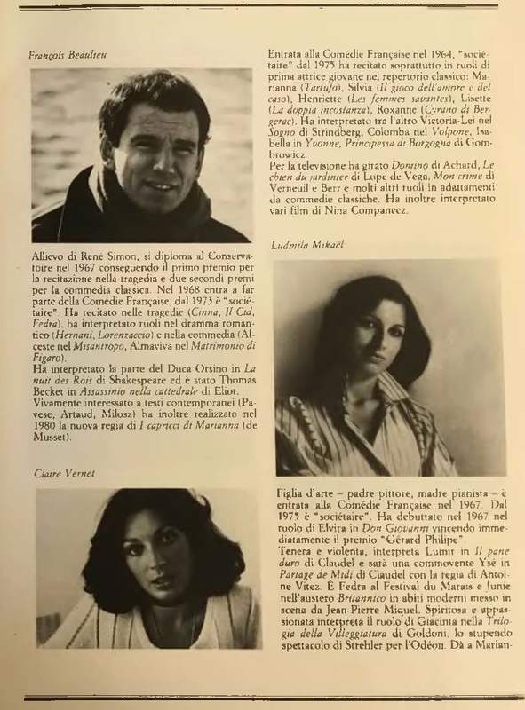 1983 :La seconda sorpresa dell’amore (Piero Colombi, Anna Lia Franchetti)
