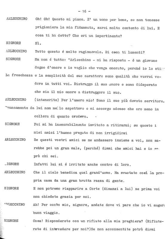 1978 : La doppia incostanza (Andrée Ruth Shammah) script