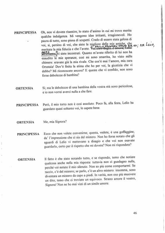 1997 : Il principe travestito (Cristina Pezzoli)