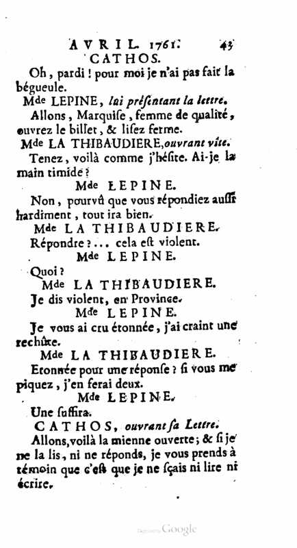 1761 : La provinciale
