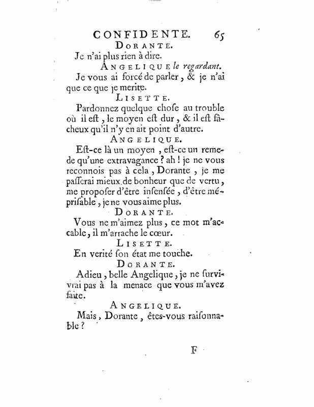 1735 : La mère confidente