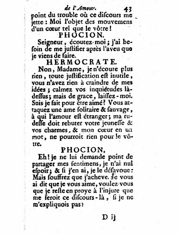 1732 : Le triomphe de l’amour