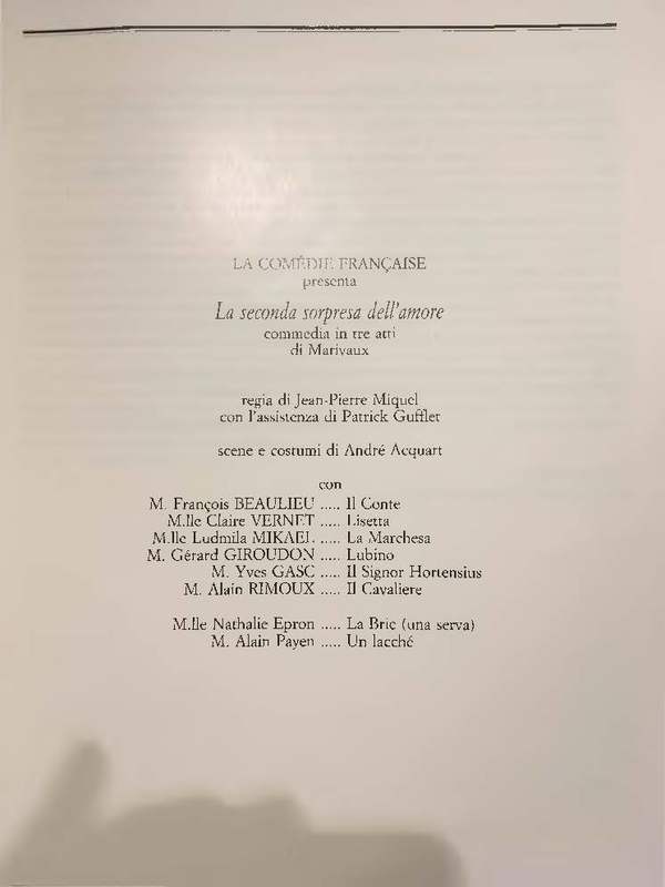 1983 :La seconda sorpresa dell’amore (Piero Colombi, Anna Lia Franchetti)