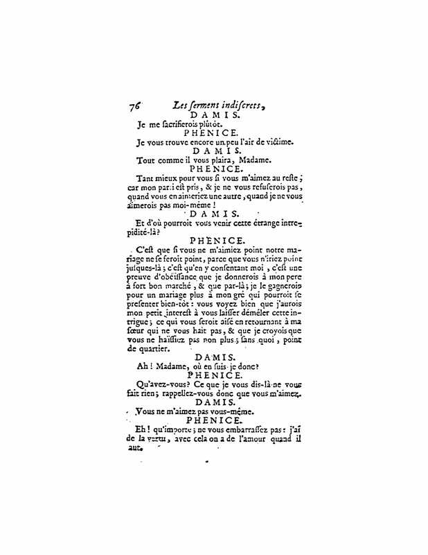 1732 : Les serments indiscrets
