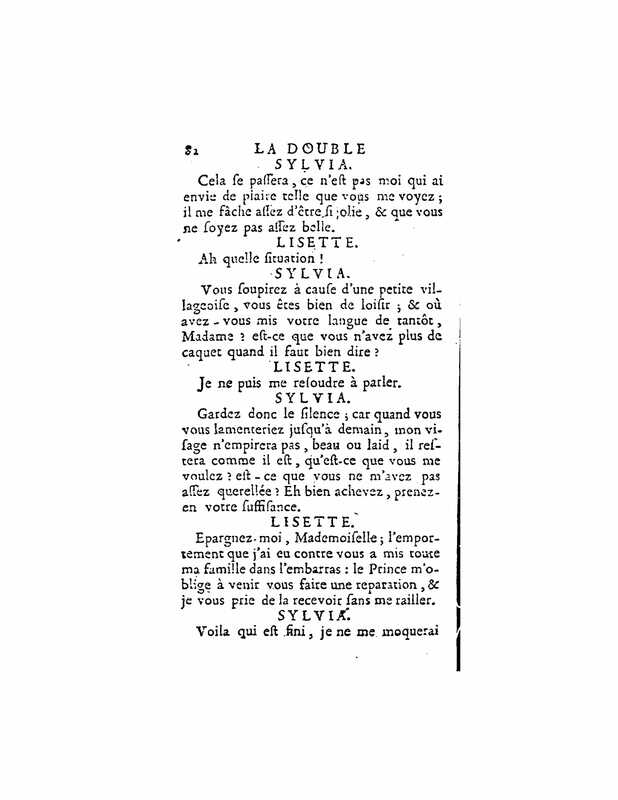 1724 : La double inconstance