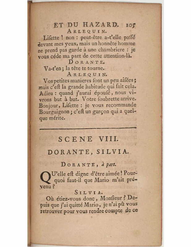 1730 : Le jeu de l’amour et du hasard