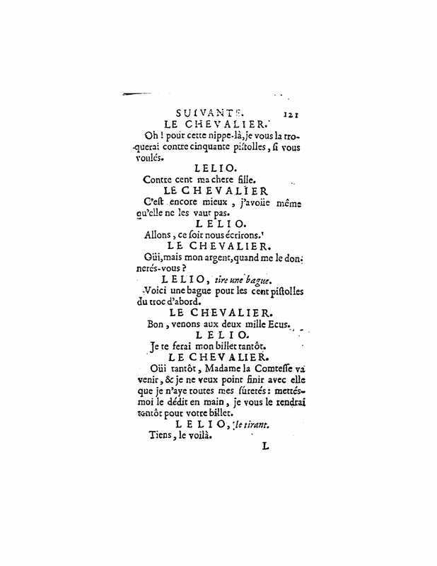 1729 : La fausse suivante
