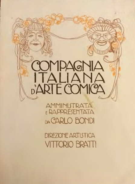 1920 [environ] : Le false confidenze (troupe Bratti)