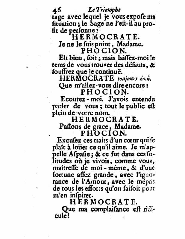 1732 : Le triomphe de l’amour