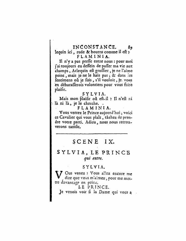 1724 : La double inconstance