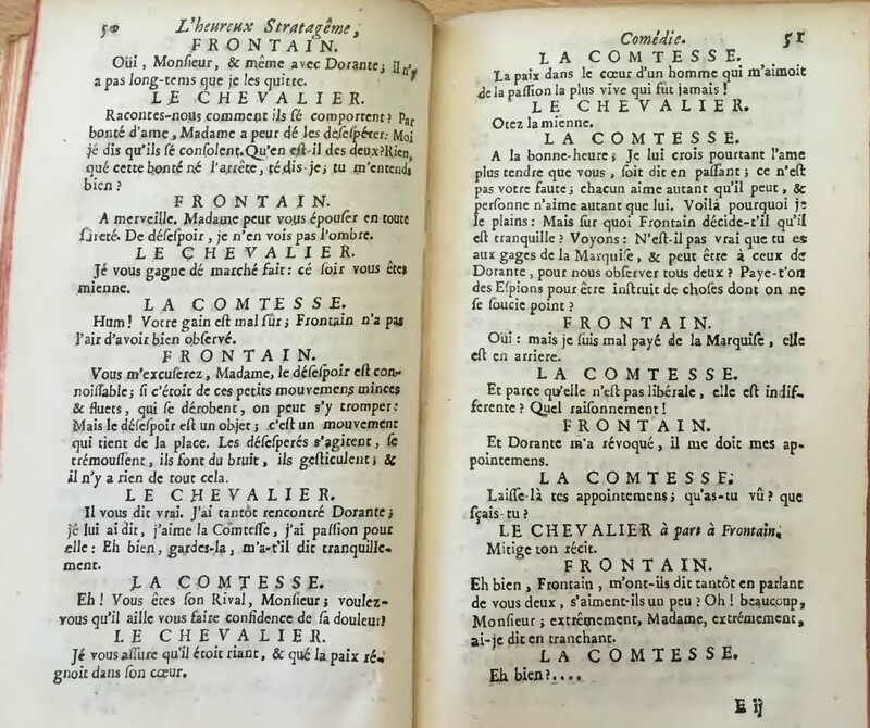 1733 : L’heureux stratagème