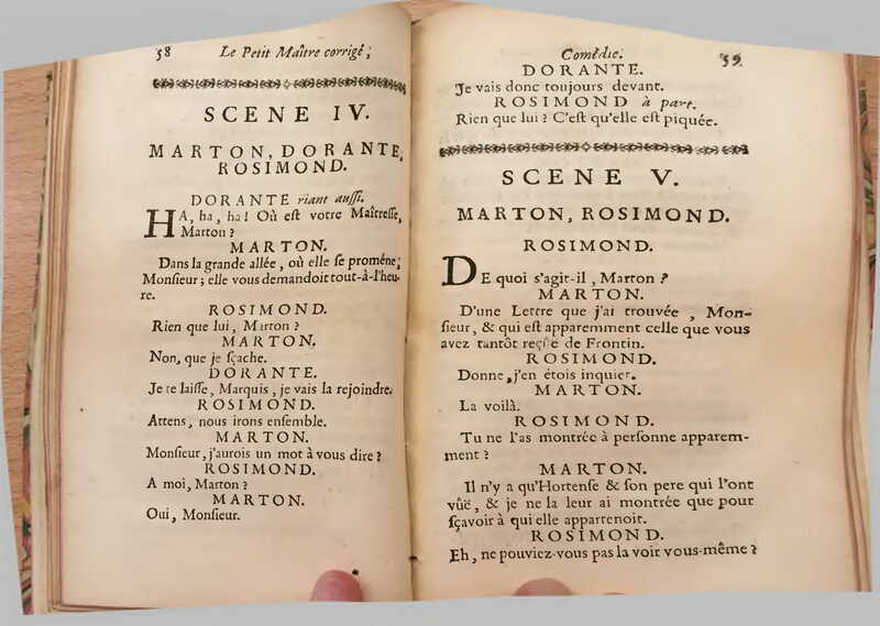1739 : Le petit-maître corrigé