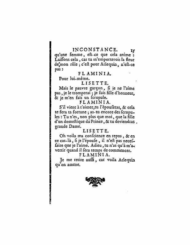1724 : La double inconstance