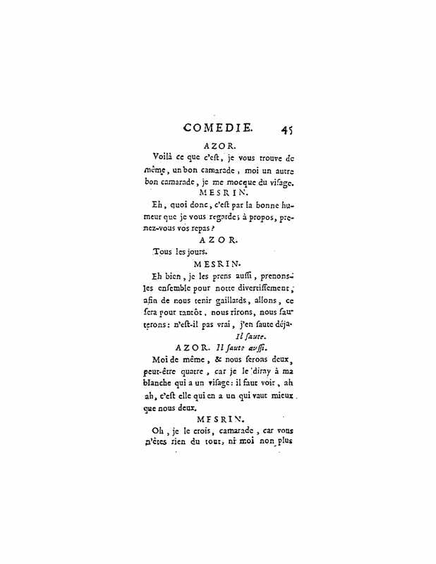 1747 : La dispute