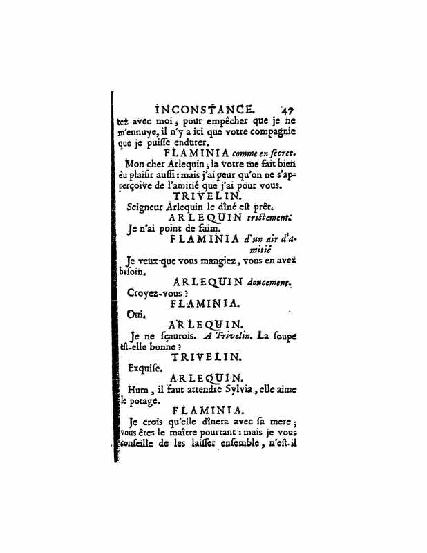 1724 : La double inconstance