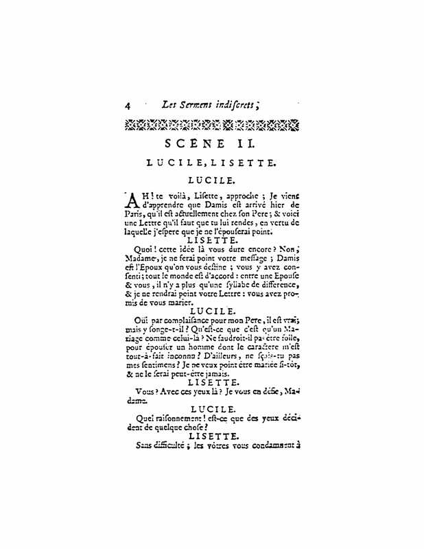 1732 : Les serments indiscrets