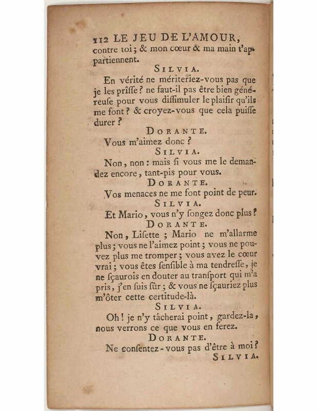 1730 : Le jeu de l’amour et du hasard