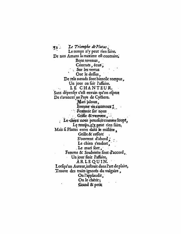 1729 : Le triomphe de Plutus