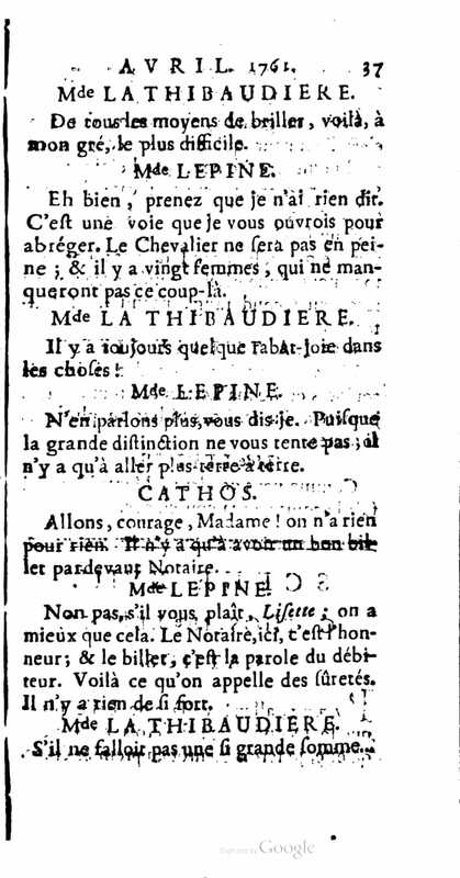 1761 : La provinciale