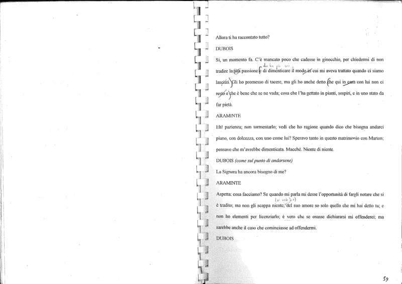 1998 : Le false confidenze (Toni Servillo)