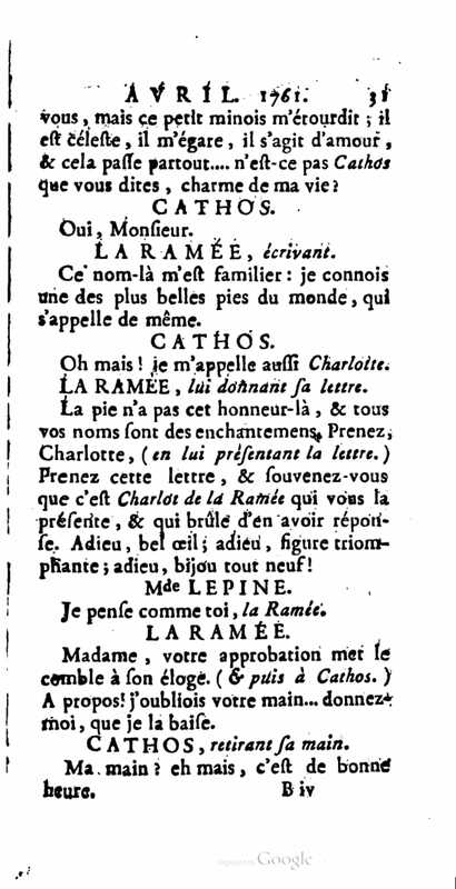 1761 : La provinciale
