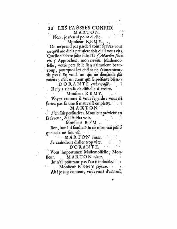 1738 : Les fausses confidences