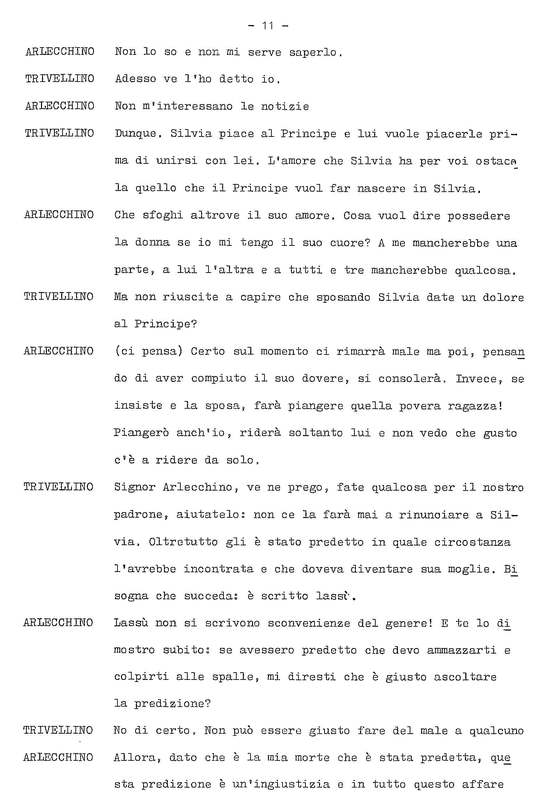 1978 : La doppia incostanza (Andrée Ruth Shammah) script
