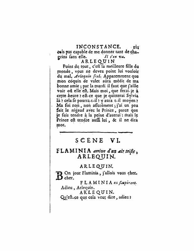 1724 : La double inconstance