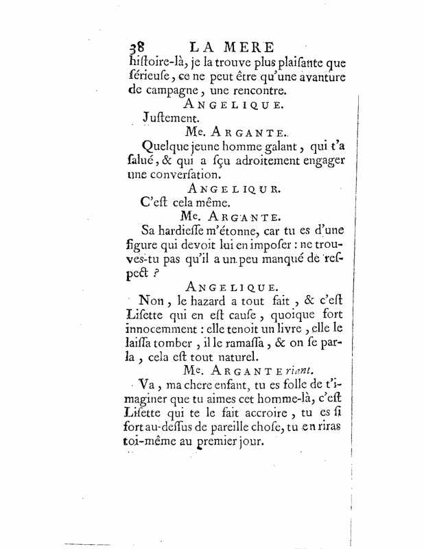 1735 : La mère confidente