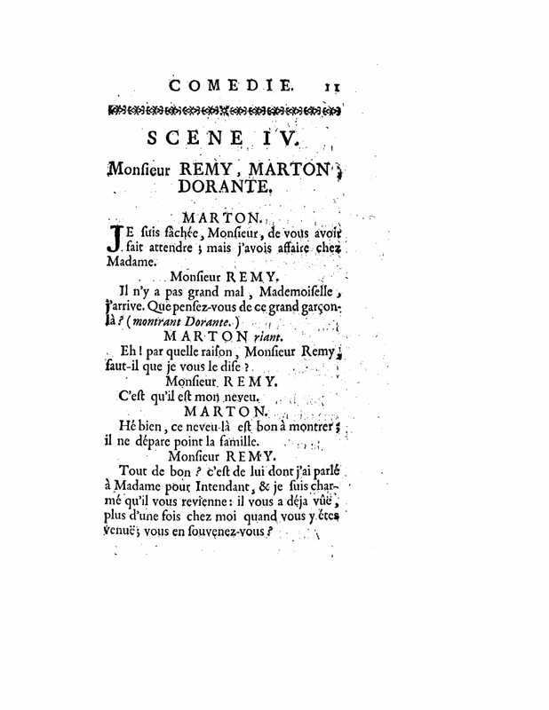 1738 : Les fausses confidences