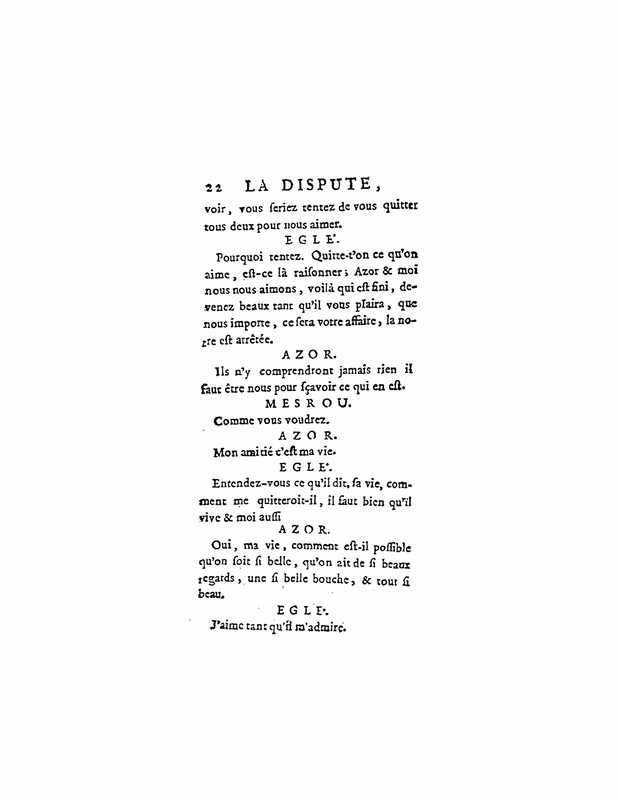 1747 : La dispute