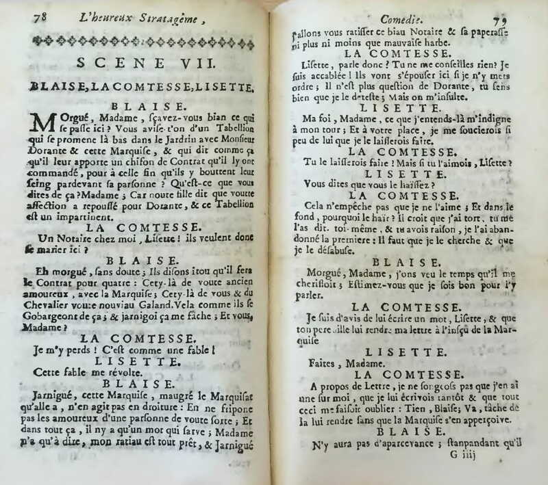 1733 : L’heureux stratagème