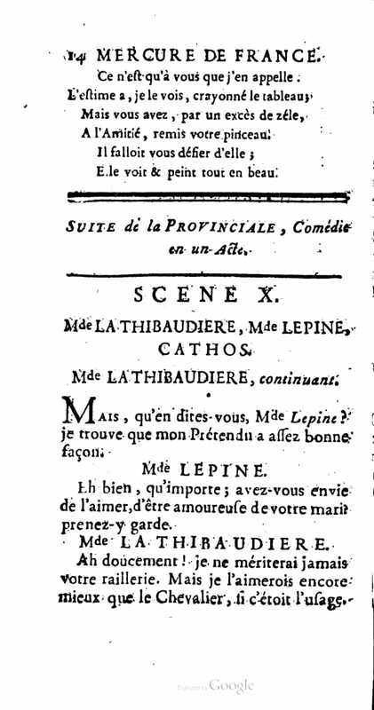 1761 : La provinciale