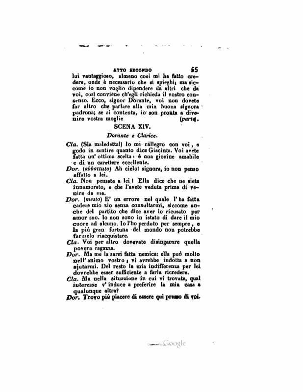 1833 : Le false confidenze
