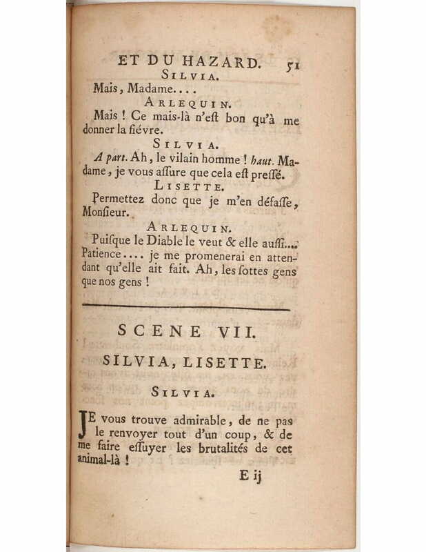 1730 : Le jeu de l’amour et du hasard