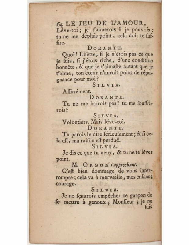 1730 : Le jeu de l’amour et du hasard