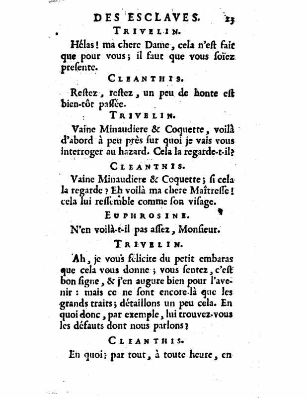 1725 : L’île des esclaves