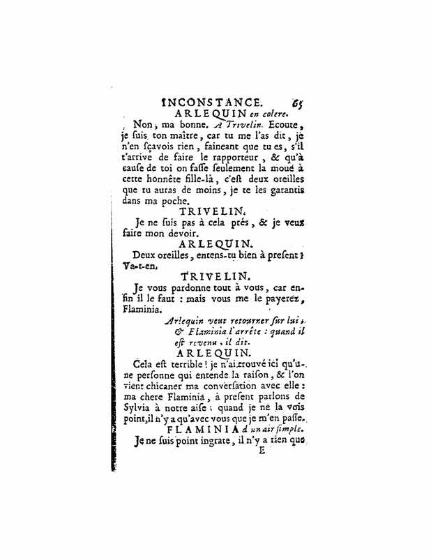 1724 : La double inconstance