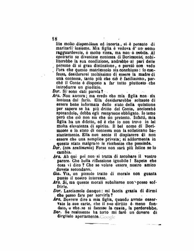 1872 : Le false confidenze