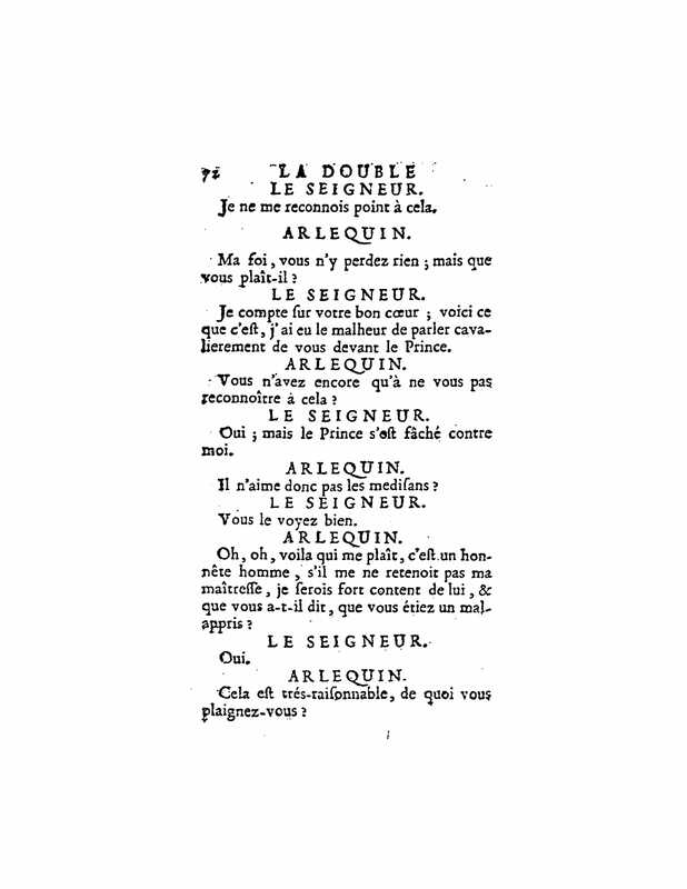 1724 : La double inconstance