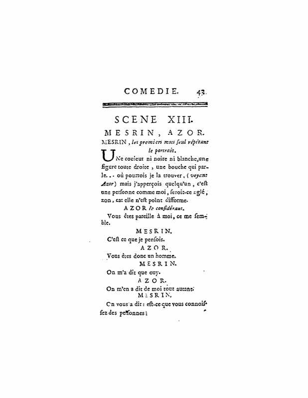 1747 : La dispute