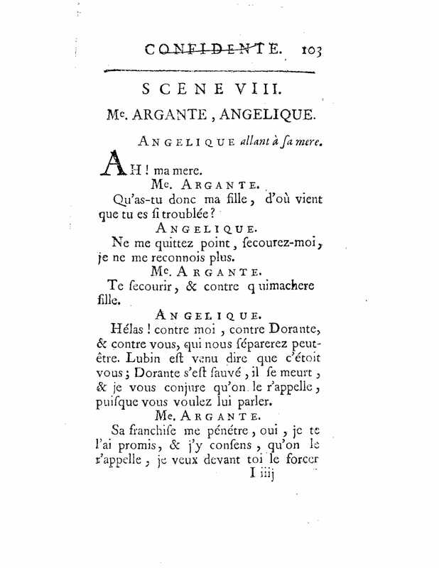 1735 : La mère confidente