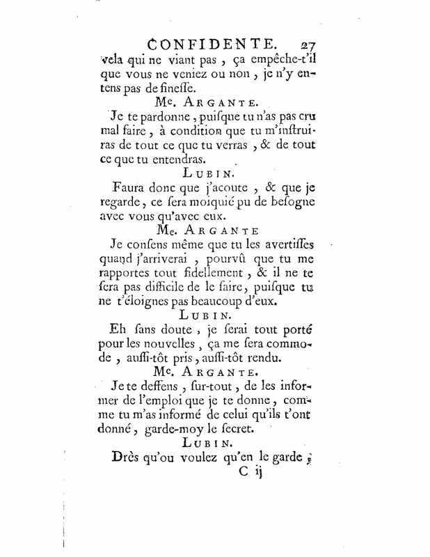 1735 : La mère confidente