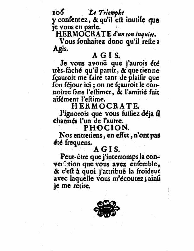 1732 : Le triomphe de l’amour