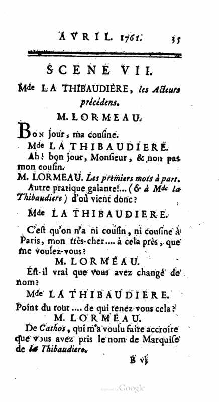 1761 : La provinciale