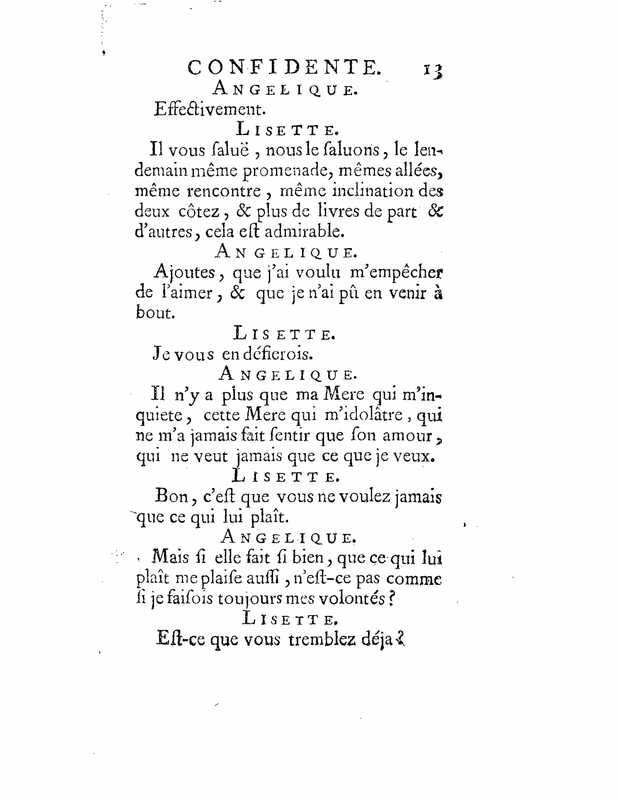 1735 : La mère confidente