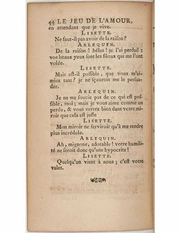 1730 : Le jeu de l’amour et du hasard