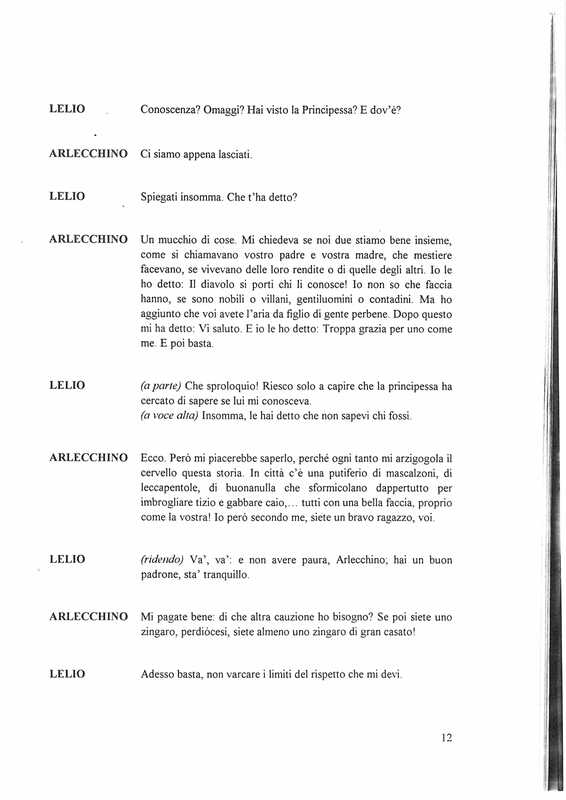 1997 : Il principe travestito (Cristina Pezzoli)