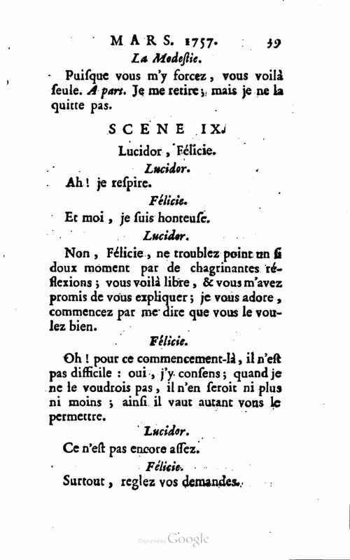 1757 : Félicie