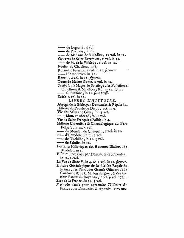 1732 : Les serments indiscrets
